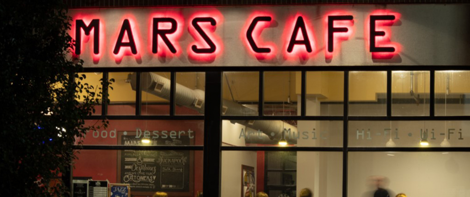 Mars Cafe best coffee shop 